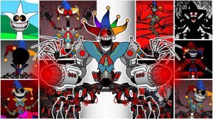 Создание ПРОТОТИПА SCP с 1 по 16 фазу из Poppy Playtime Глава 5  Мой мод OC Sprunki Incredibox