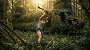 Спасение заржавевшего вертолета с секретного места. Ai video