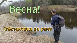 Разведка обстановки на реке Остёр. Апрель 2026.