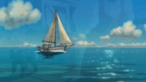 Girl Takes Her Cat on an Unexpected Voyage🐋 Meeting a Giant Whale (Ghibli Style ASMR)