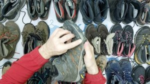 41525 Обувь трекинг, 7пак, scarpe trecing, секонд (extra/1 кат) оптом