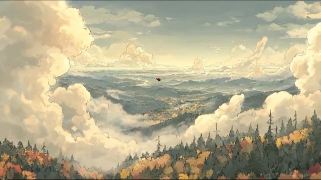 The Black Cat Who Watched Her Grow Up    A Story Of Time And Memory  🌧️  Ghibli Ambience ASMR