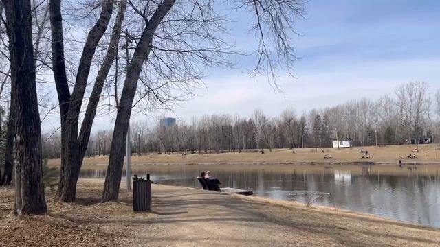 Остров Татышев .Озеро Тихое. Енисей. Красноярск