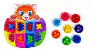 Котик-Сортёр изучаем ЦВЕТА