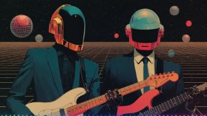 Daft Punk Electric Cosmos 🎸✨ ｜ Chillwave, Synthwave, Retro Funk, Nu Disco, Electronic Playlist-(108