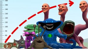Сравнение Размеров Всего Семейства Морских Монстров В Garry's Mod