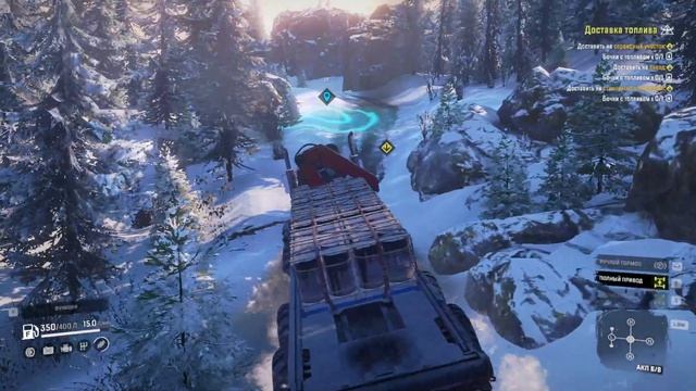 Доставка топлива контракт SnowRunner Высокое напряжение Аляска северный порт