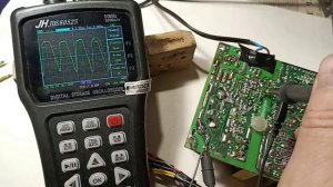 139. Осциллограф jds6052s Смотрим дежурку блока питания компьютера АТХ    09-43