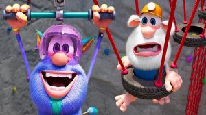 Буба Веселый скалодром Серия 124 Весёлые мультики для детей БУБА