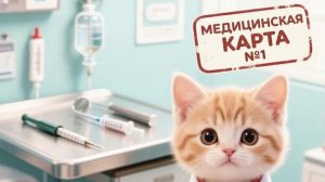 Медицинская карта кота Басика ❤️💋