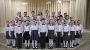 «Знамя Победы» Слова: Т. Карпова  Музыка: Н. и И. Нужины, Младшая группа хора «Солнечный круг»