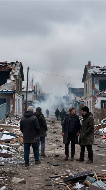 Опустошенные улицы: надежды остались в прошлом #печаль #разрушение #боль