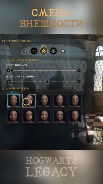 СМЕНА ВНЕШНОСТИ   Гайд на русском   Hogwarts Legacy   Хогвартс Наследие #shorts