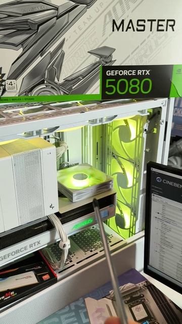 ПК за 330. RTX 5080 AORUS MASTER в LANCOOL III. Ryzen 7 9800X3D охлаждает DeepCool ASSASSIN IV