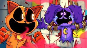 Улыбающиеся твари меняются телами! Poppy Playtime 3 — русские анимации