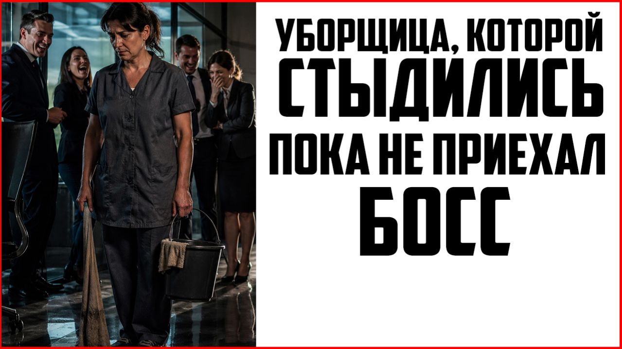 Уборщица, которой стыдились… Пока не приехал БОСС|Аудиокниги слушать онлайн|Жизненные истории