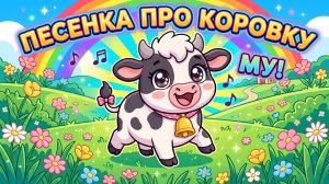 🐮 КОРОВКА МУ — Супер весёлая песенка мультик для малышей! Танцуют все!