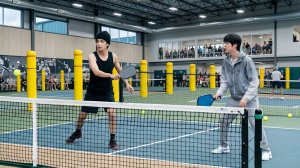 Тэхён с Джином играют в теннис после концерта в рамках тура «Arirang 2026»!