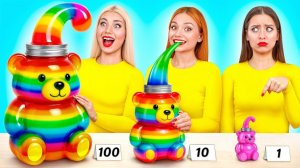 100 Слоев Еды Челлендж # Безумная Кулинарная Битва от Bubba DO Challenge