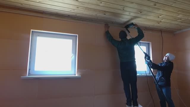 Ремонт и отделка дачного домика (будущей бани) своими руками.