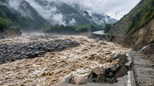 Гроза, дожди и сход селей в Таджикистане. Пыльные бури в Казахстане. Погода  СНГ
