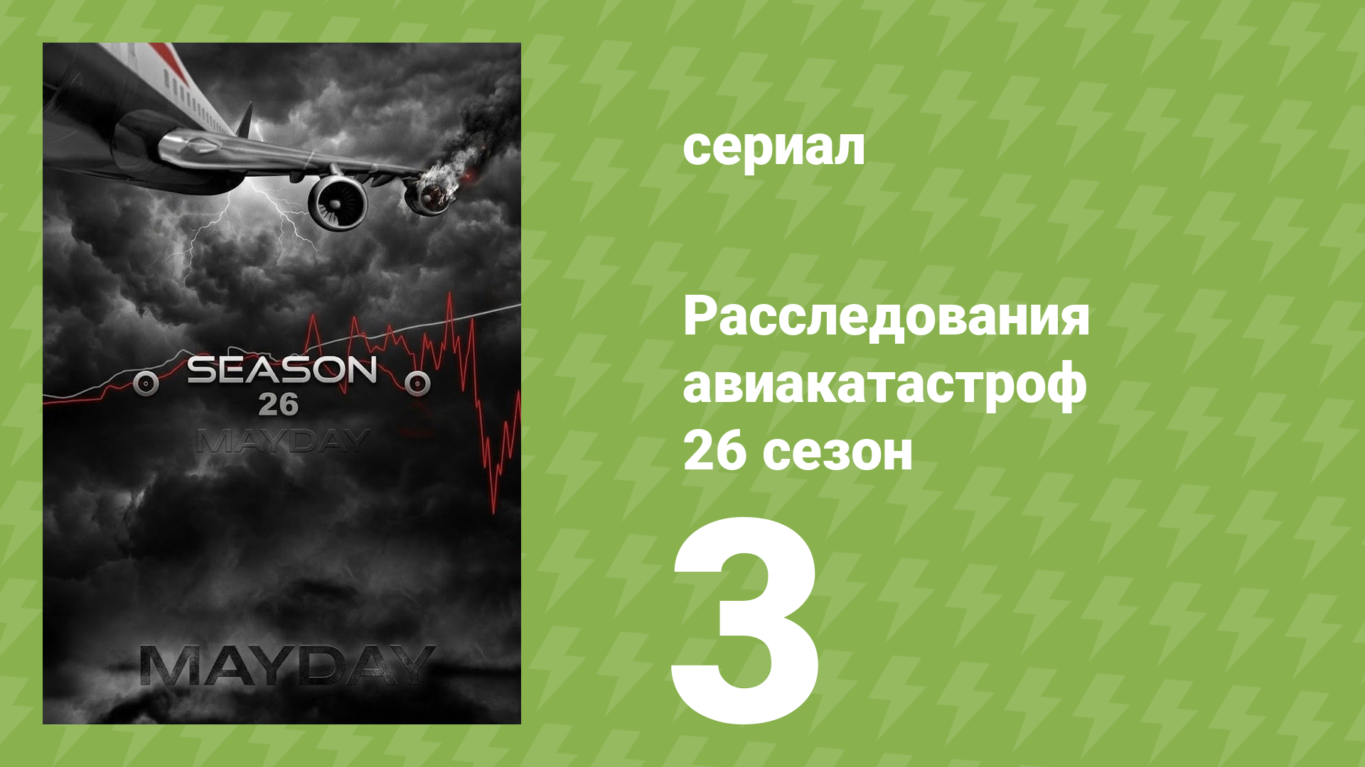 Расследования авиакатастроф 26 сезон 3 серия (документальный сериал, 2026) смотреть онлайн