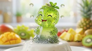 Милые или жуткие? Искусственный интеллект в виде фруктовых детенышей ест настоящие фрукты 🍓👶 ASMR
