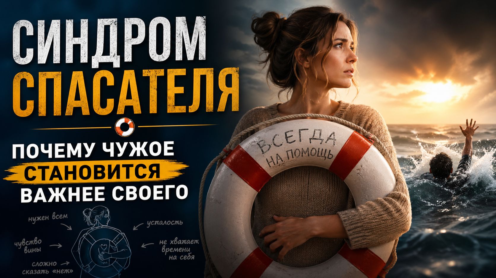 Синдром спасателя - почему чужое становится важнее своего