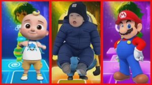 🌟 Кокомелон против Миньонов и Марио! 🔥 Музыкальная Битва в Плитках Музыки ЭДМ Раш! 🎹