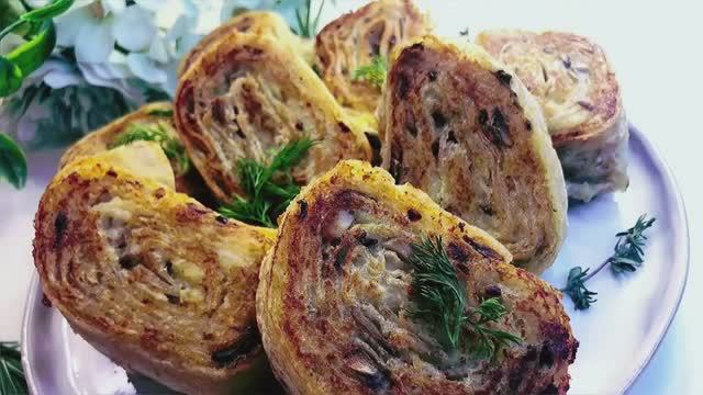 РУЛЕТ В ЛАВАШЕ _ ПРОСТАЯ И ОЧЕНЬ ВКУСНАЯ ЗАКУСКА