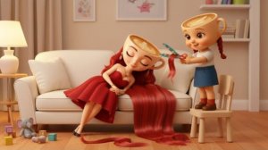 😳«Мама-балерина просыпается лысой и начинает плакать… Это сделала малышка-балерина!