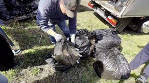 Вместе к чистоте - в Твери убрали берег от Комсомольского до Красинского моста