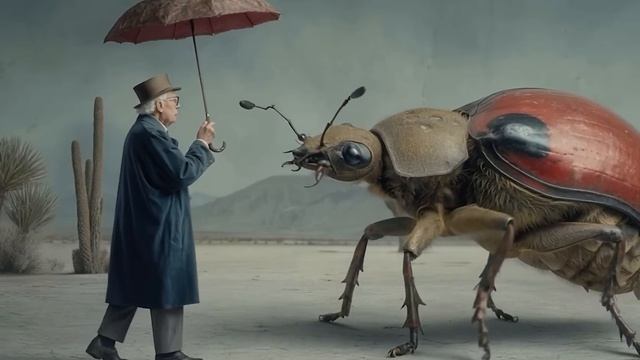 212. AI Surreal Scenes Video - I met a strange man in Paris