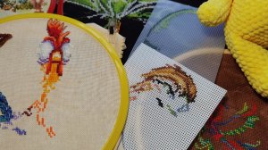 Рукодельные будни апреля. ВЛОГ #вышивка