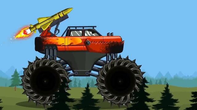 The rocket rain is endless, but the monster tank must move forward Cartoons about tanks смотреть онлайн