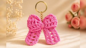 Простой бантик крючком | Легкая схема для начинающих