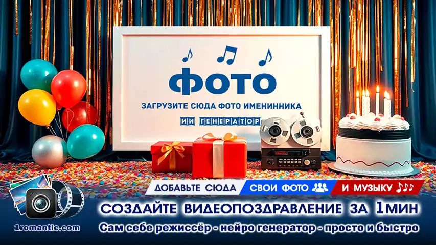 Видео Поздравление | Сделать Бесплатно