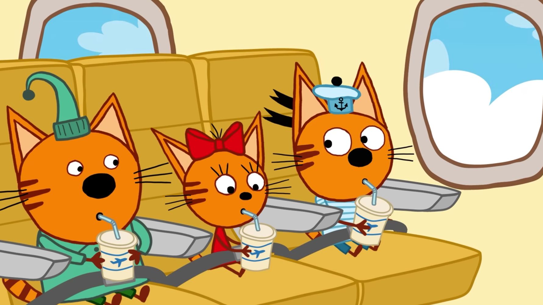 Три Кота Мультфильм для Детей | Веселые приключения | Три Кота Мультики Смотреть | Развивающая Игра