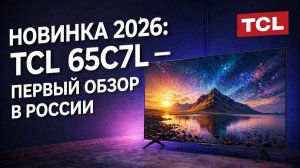 НОВИНКА 2026: TCL 65C7L — первый обзор в России