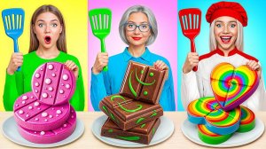 Кулинарный Челлендж# Я против Бабушки # Сумасшедшие Кулинарные Идеи от Bubba DO Challenge