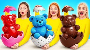 Мармеладная еда vs Настоящая еда vs Шоколадная еда Челлендж # Смешные Cитуации от Bubba DO Challenge