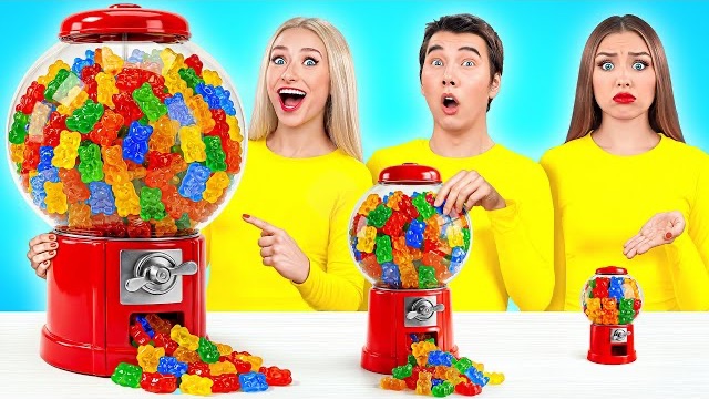 Челлендж «Большая, средняя и маленькая еда» | Эпичные лайфхаки