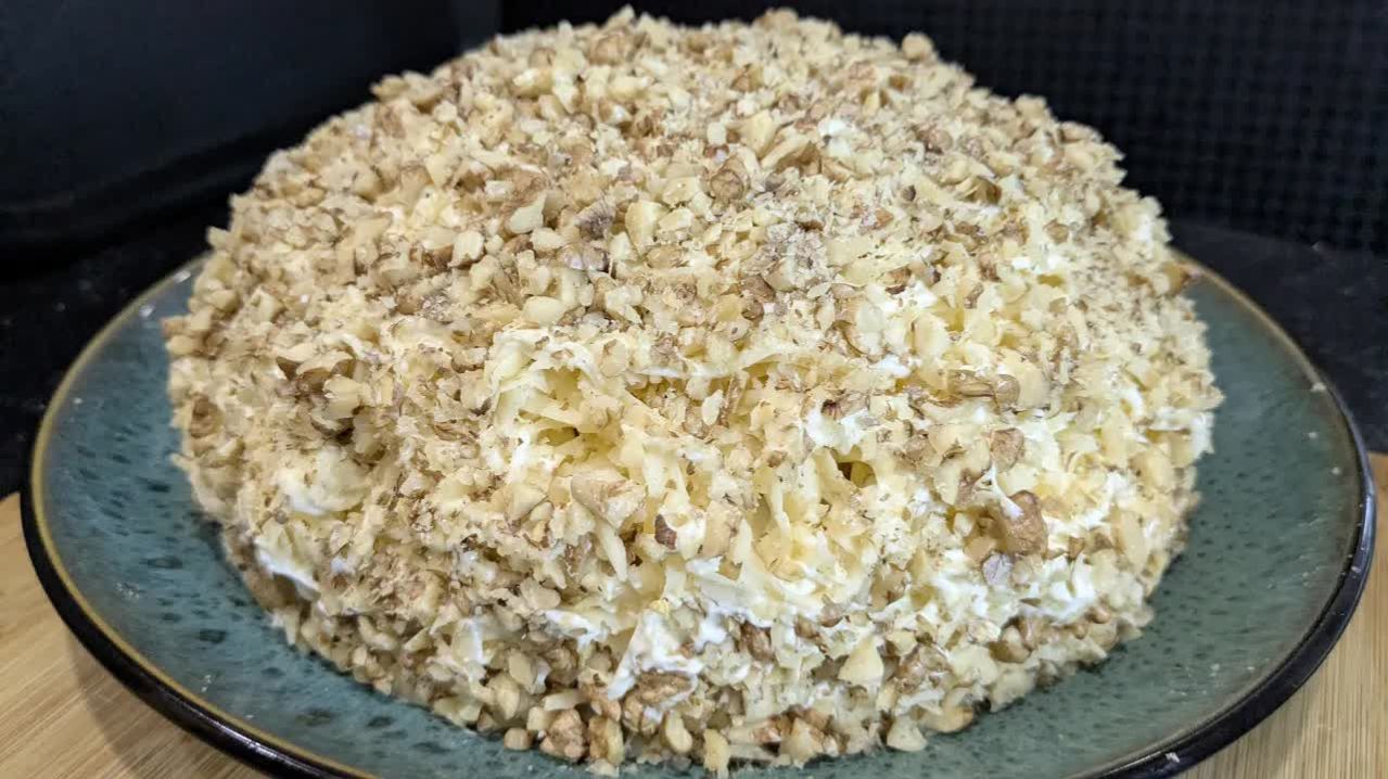 Любимый Салат ЧЕРЕПАХА, который смели первым! Удивил всех, и без рецепта никто не ушел