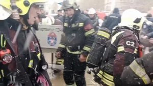 6 человек пострадали, 1 погиб и 21 спасен при пожаре на севере Москвы