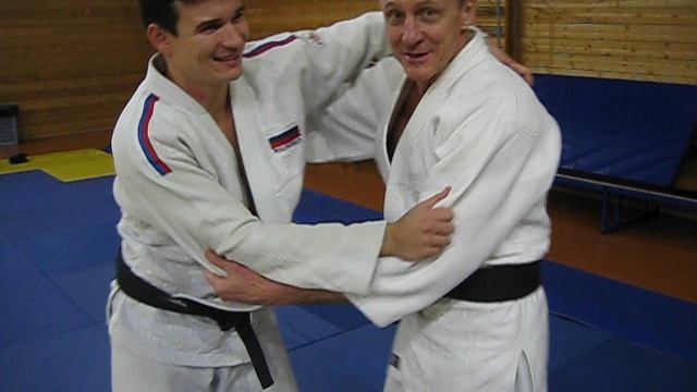 2018 год. В гостях у Динамовцев. Андрей Гришин с его обратным бедром как контрприемом.