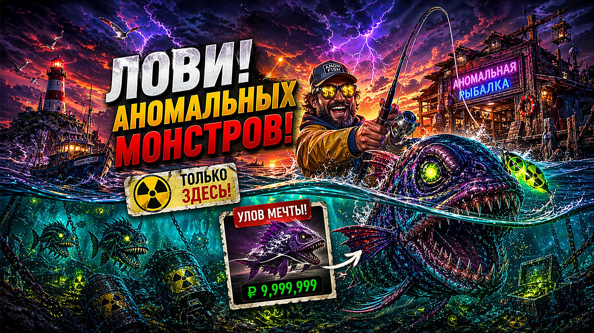 Лучшая игра про рыбалку? Обзор игры Аномальная Рыбалка