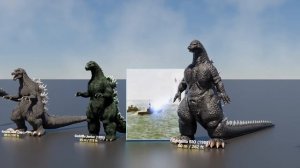 Godzilla Size Comparison (1954–2025)   From Smallest to Biggest