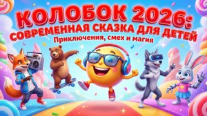 Колобок 2026: Современная сказка для детей в стиле Disney | Приключения, смех и магия