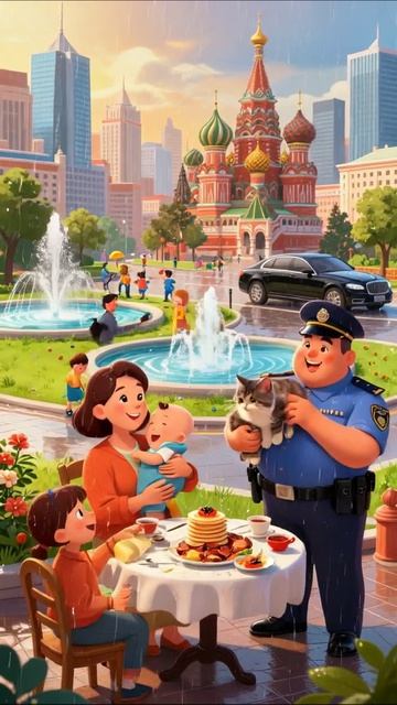 Семейное время в центре города #Семья #Приключения #Москва