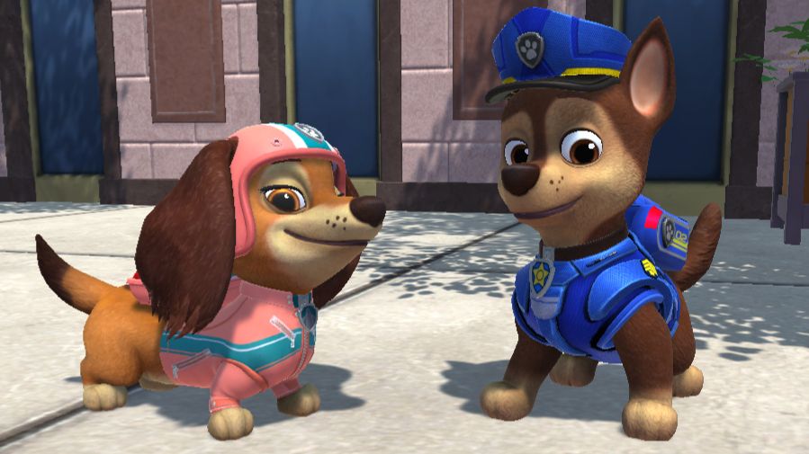 Щенячий патруль. Либерти едет на скутере. Для детей. ч 13